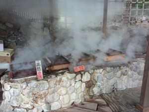 蒸してます 蒸してます