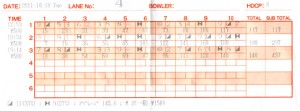 ボウリングスコア ボウリングスコア