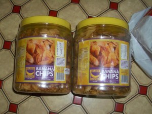 バナナチップス
