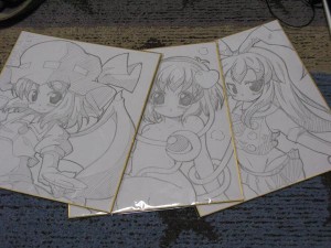 ふくびき用色紙 ふくびき用色紙