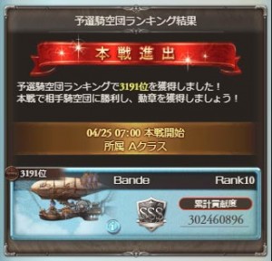 予選結果