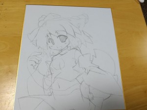 服を着せる