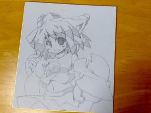 影を入れる