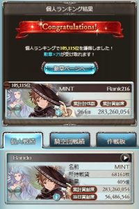 個人結果