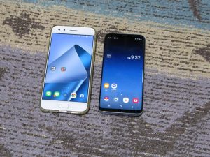 Zenfone4proとgalaxyS8