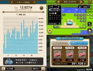 7月歩行記録