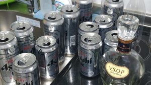 部屋飲み中