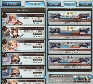 団内結果