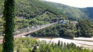 谷瀬の吊り橋