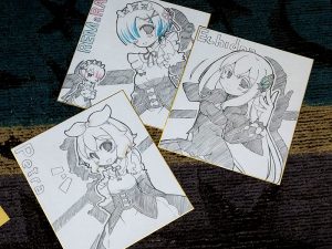 リゼロ色紙
